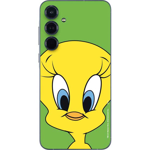 Looney Tunes Tweety Bird Zoomed In Galaxy A35 5G Skin